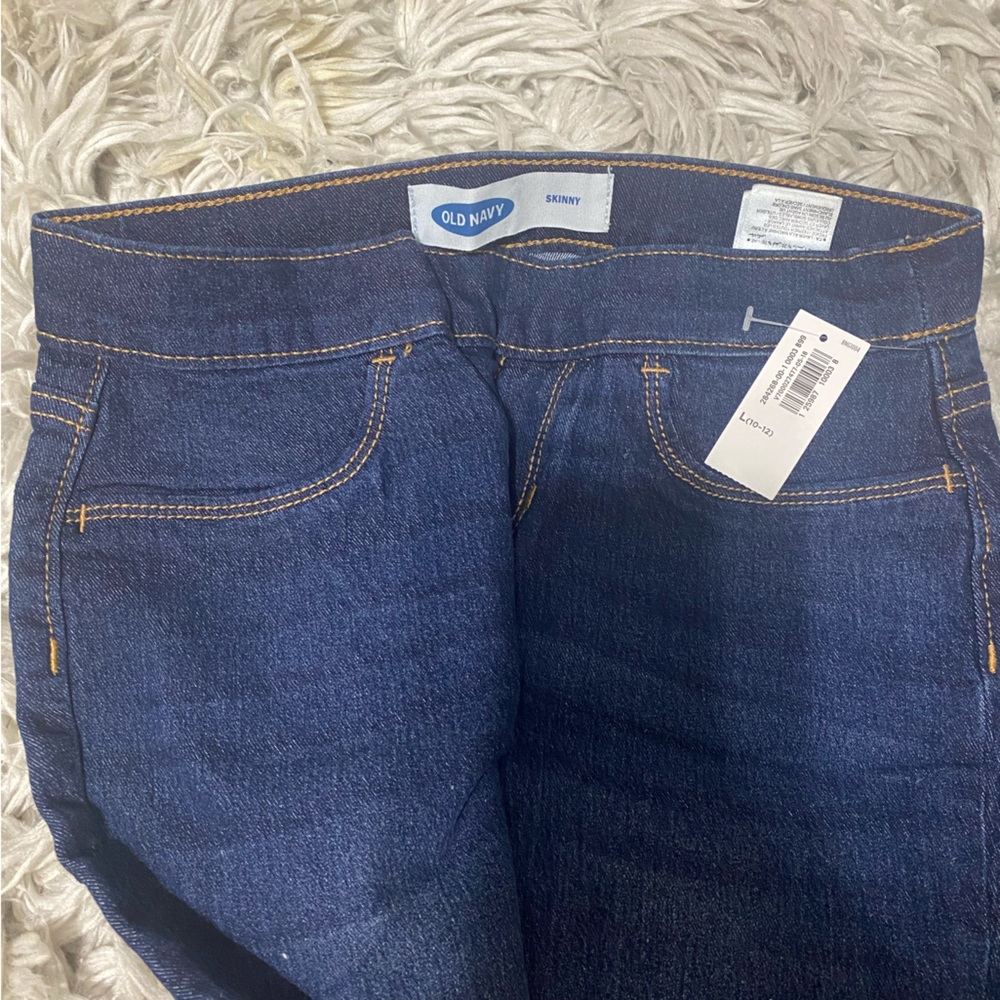 Old Navy Denim Pull On Jeans Girls Size 10/12